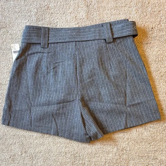 Anthropologie Gray Striped Women's Skort - Picture 3 of 6